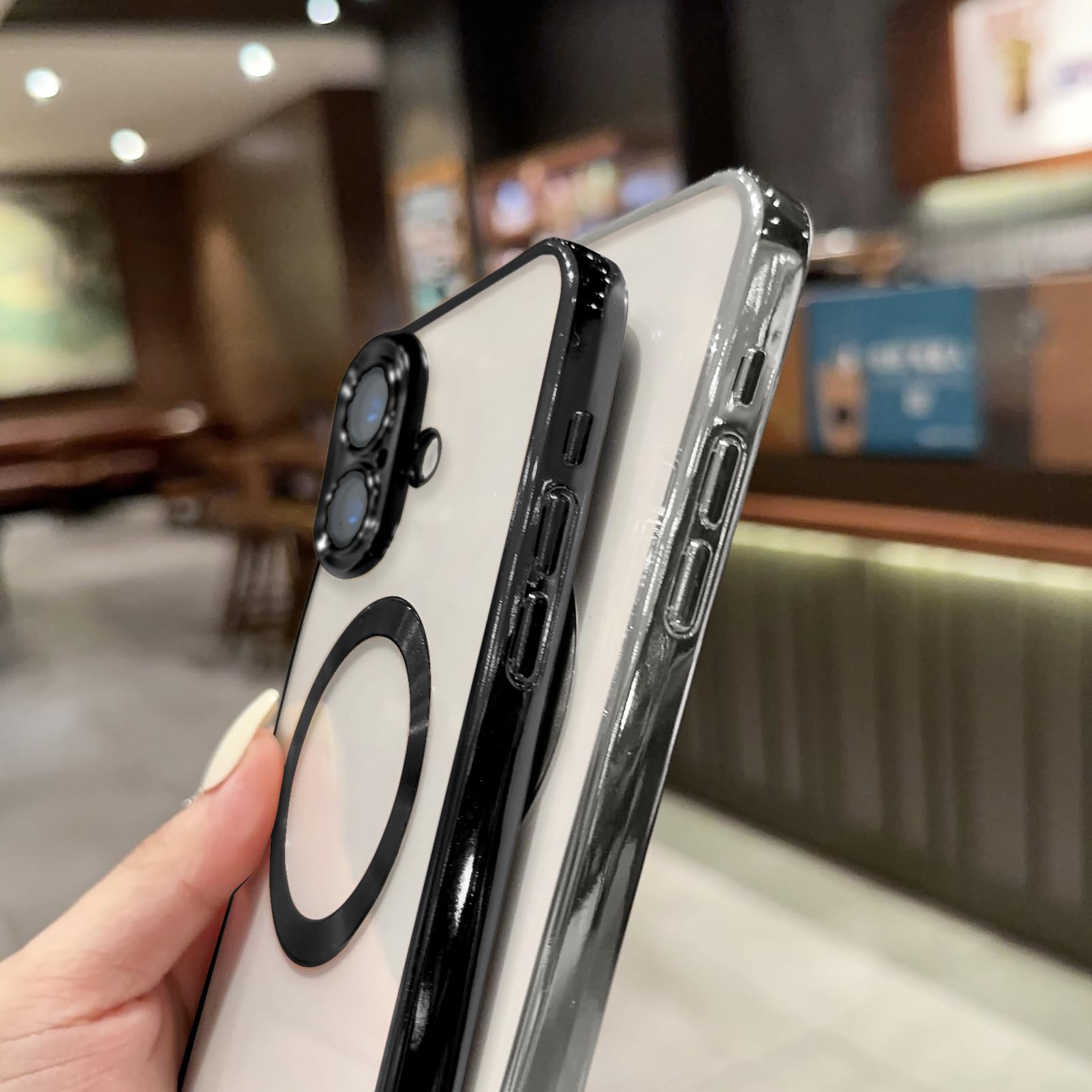 Amazon.com: Uioeua Compatible with iPhone 16 Magnetic Clear Case